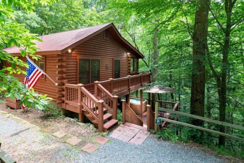 Willa Mountain Spirit Cabin - Fireplace And Hot Tub Blue Ridge Zewnętrze zdjęcie