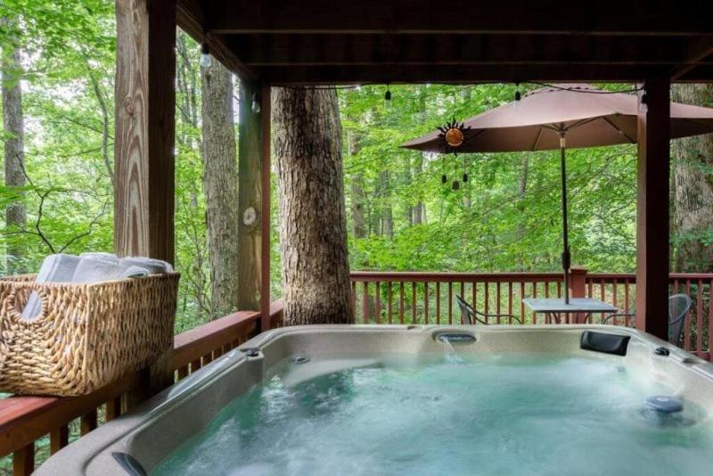 Willa Mountain Spirit Cabin - Fireplace And Hot Tub Blue Ridge Zewnętrze zdjęcie